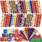 56 PCS Halloween Party Favors, Halloween Slap Bracelets, Snap Bracelets, Bulk Halloween Toys For Halloween Birthday Party Supplies